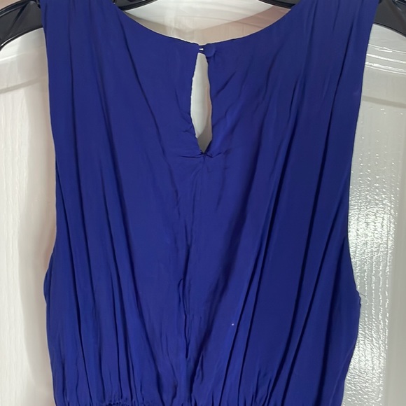 Love Tree Navy Blue Pleated Dress - Picture 6 of 6